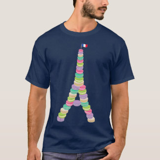T-shirt Macaron Tour Eiffel France Macaron Paris