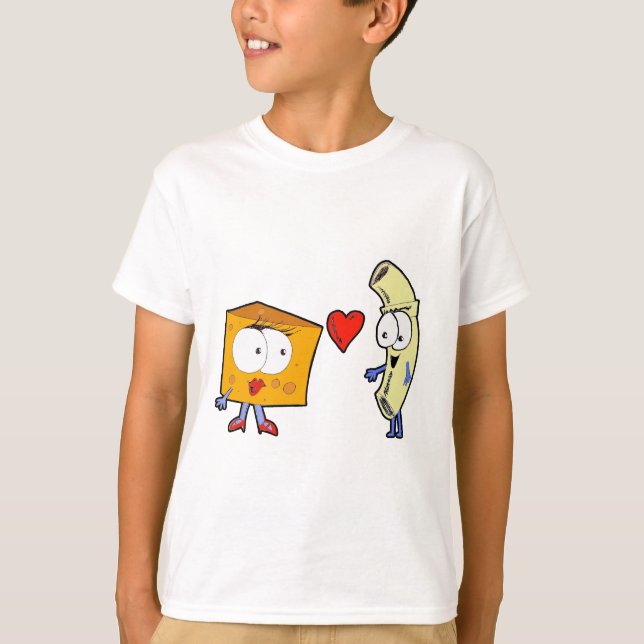 T-shirt Macaroni et fromage (Devant)
