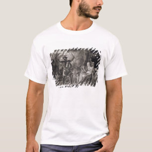 T-shirt Macbeth, les trois sorcières et Hecate dans l'act
