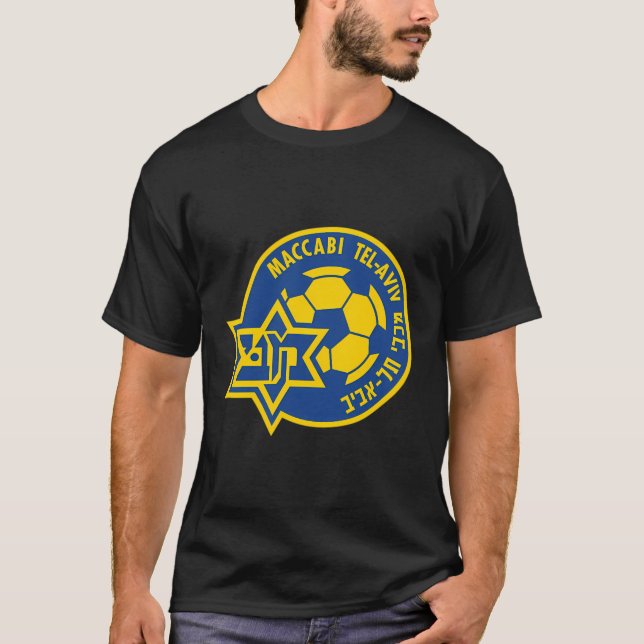 T-shirt Maccabi Tel Aviv Chemise Sport Fc Football Club Is (Devant)