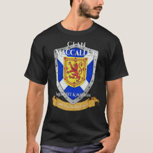T-shirt Maccallum Scottish Family Clan Scotland Shield