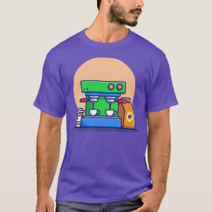 T-shirt Machine À Café Espresso Mugs Cup And Coffee Pack1