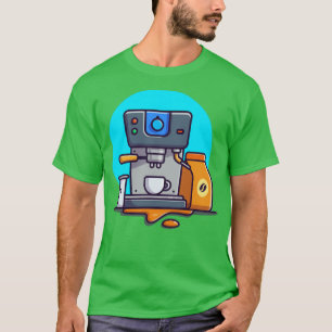 T-shirt Machine À Café Espresso Mugs Cup Et Pack Café