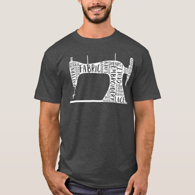 T-shirt Machine à coudre (Devant)