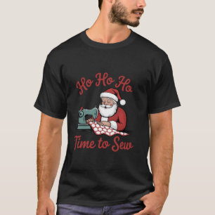 T-shirt Machine à coudre de Noël à caler Père Noël Jours f