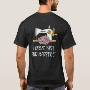 T-shirt Machine à coudre Point Couturière Tailoring Coutur