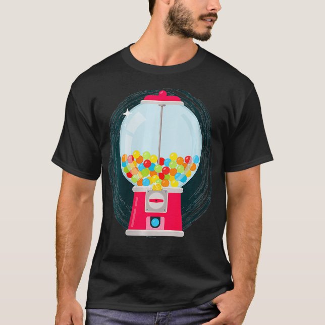 T-shirt Machine à gogo pour femmes Distributeur de bonbons (Devant)