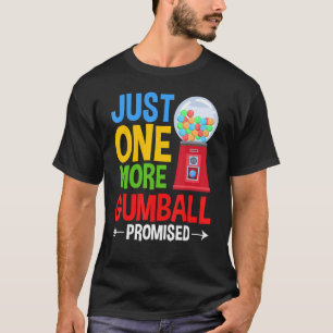 T-shirt Machine à gomme Boule de gomme Boule de mâcher gom
