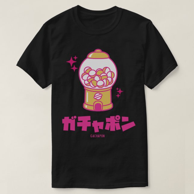 T-shirt Machine à jouets Capsule Gachapon (Design devant)