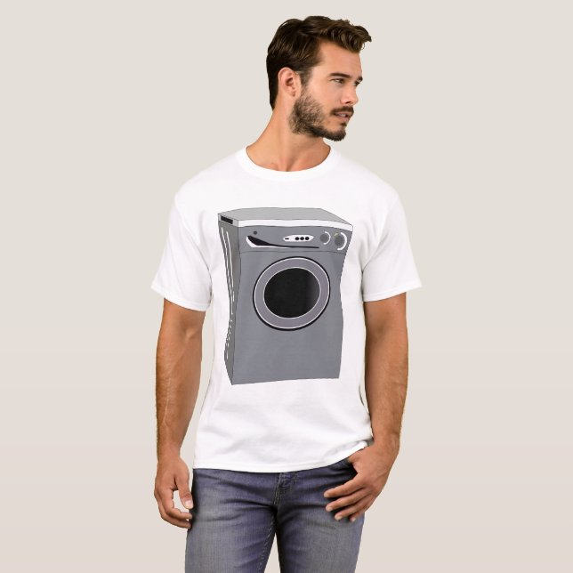 T-shirt Machine à laver (Devant entier)