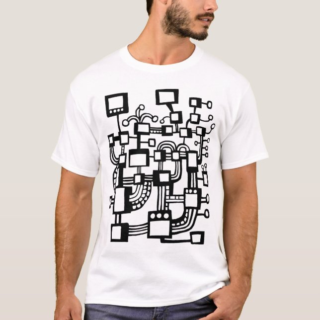 T-shirt Machine Alien (Devant)