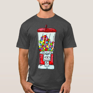 T-shirt Machine de gumball rétro