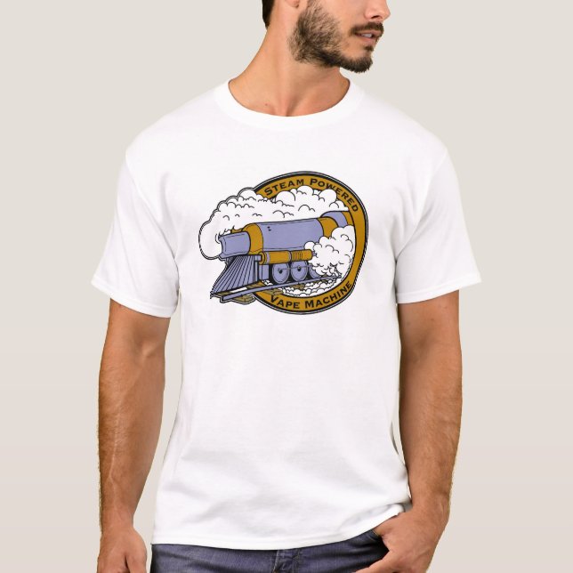 T-shirt Machine de Vape actionnée par vapeur (Devant)