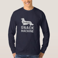 MACHINE SNACK de Dachshund à cheveux longs drôle