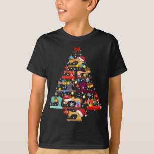 T-shirt Machines à coudre Cailleté Arbre de Noël Amateurs