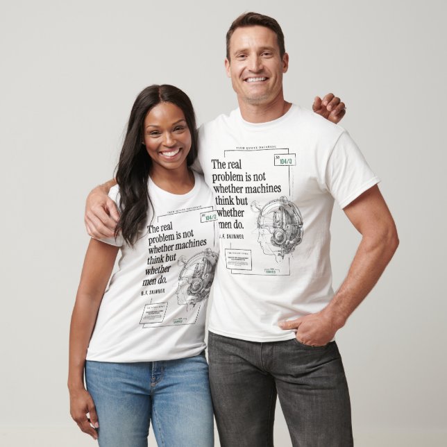 T-shirt Machines à problèmes réelles Hommes Penser technol (Unisexe)