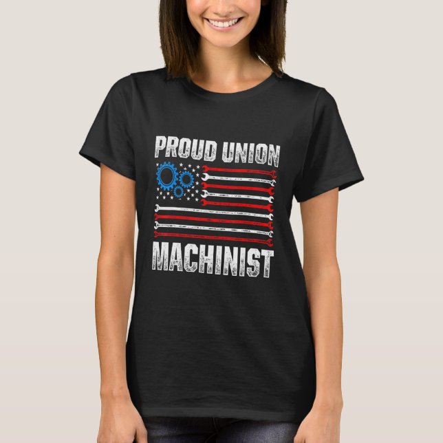 T-shirt Machiniste Machine Opérateur Machiniste Usinage 43 (Devant)