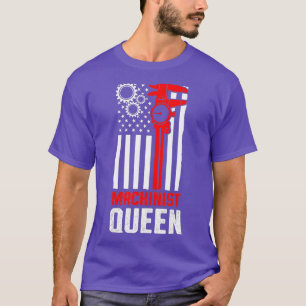 T-shirt Machiniste Machine Queen Opérateur