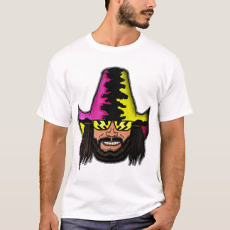 T-shirt Macho Homme Randy Savage T-shirtSouriant folie