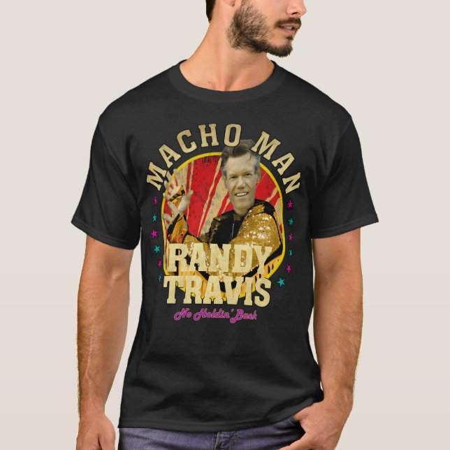 T-shirt Macho Man Randy Travis (Devant)