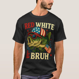 T-shirt Mâchoires de requin drapeau américain