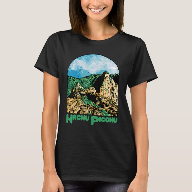 T-shirt Machu Picchu Souvenir Peru Ruined city South Ameri (Devant)