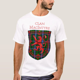 T-shirt MacIntyre Tartan Scottish Plaid Lion Rampant