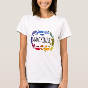 T-shirt Mackenzie Name Joli cadeau coloré nommé Mackenzie