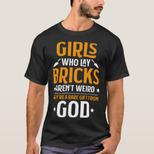 T-shirt Maçonnes Qui Posent Des Briques Maçon