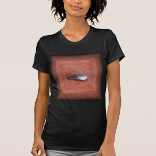 T-shirt Macro Photographie de Snail sur Terracotta