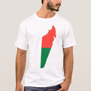 T-shirt Madagascar : Le drapeau de Madagascar