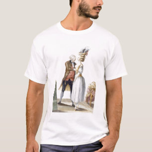 T-shirt Madame élégante à un montage avec son tailleur,
