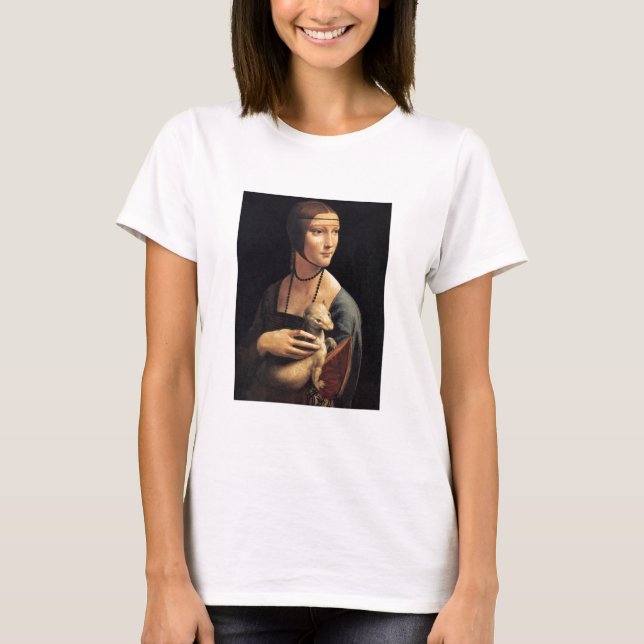 T-shirt Madame et hermine (Devant)