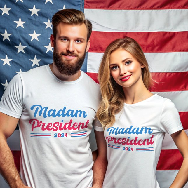 T-shirt Madame la Présidente Kamala Harris Élection typogr (Créateur téléchargé)