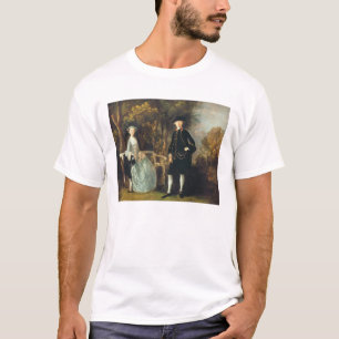 T-shirt Madame Lloyd et son fils de Thomas Gainsborough ,