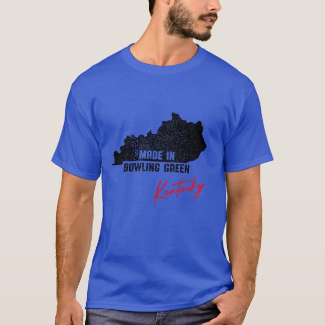T-shirt Made In Bowling Green Kentucky (Devant)