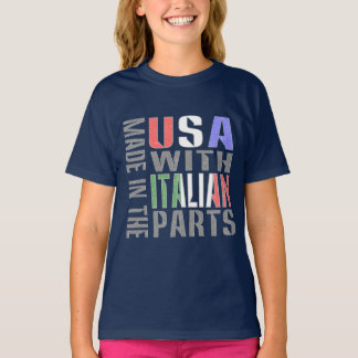 T-shirt Made in the USA wit Italian Parts Girl's