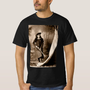 T-shirt Mademoiselle Annie Oakley au fusil, Portrait photo