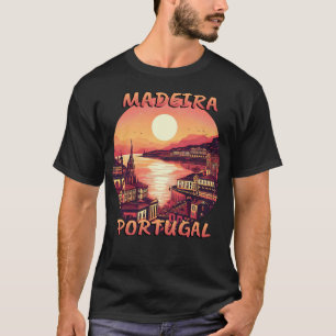 T-shirt Madère Portugal City Sunset Circulaire