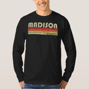 T-shirt Madison Wi Wisconsin Funny City Accueil Racines Re