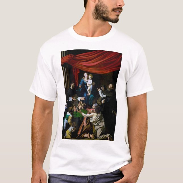 T-shirt Madonna du Rosaire, Caravaggio (Devant)