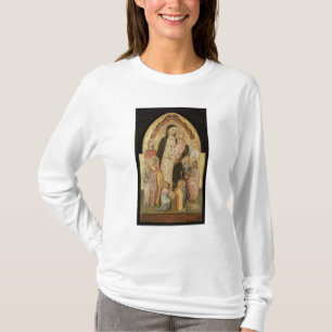 T-shirt Madonna et enfant couronnés