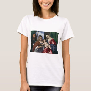 T-shirt Madonna et l'enfant avec Sts Dorothy et George - T