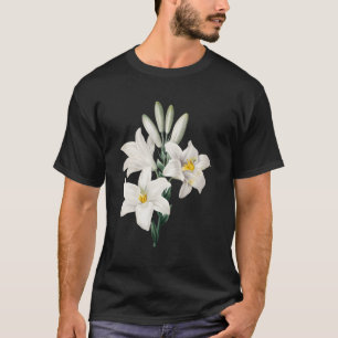 T-shirt Madonna Lily, Fleur Blanche