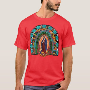 T-shirt Madre Notre Dame Virgen de Guadalupe Abuela Meican