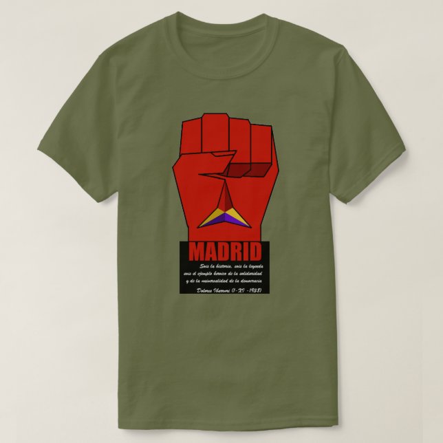 T-SHIRT MADRID 1936 (Design devant)