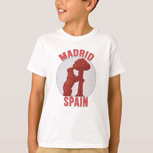 T-shirt Madrid Espagne (Devant)