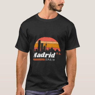 T-shirt Madrid Espagne Espagne Espagne Vacances