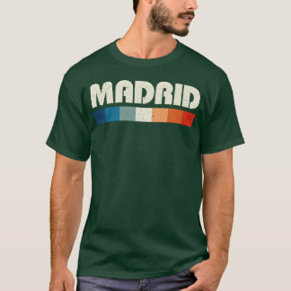 T-shirt Madrid Espagne fille des années 80