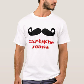 T-shirt Mafia de moustache